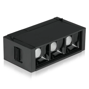 Lampa szynowa LED magnetyczna 3W 240lm 24V - czarna - VT-4143