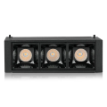 Lampa szynowa LED magnetyczna 3W 240lm 24V - czarna - VT-4143