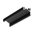 Profil aluminiowy LED CORNER12.v2 czarny anodowany z kloszem