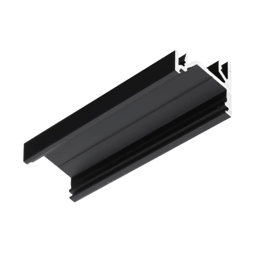 Profil aluminiowy LED CORNER12.v2 czarny anodowany z kloszem