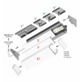 Profil aluminiowy LED CORNER14 - RAL - schemat montażowy