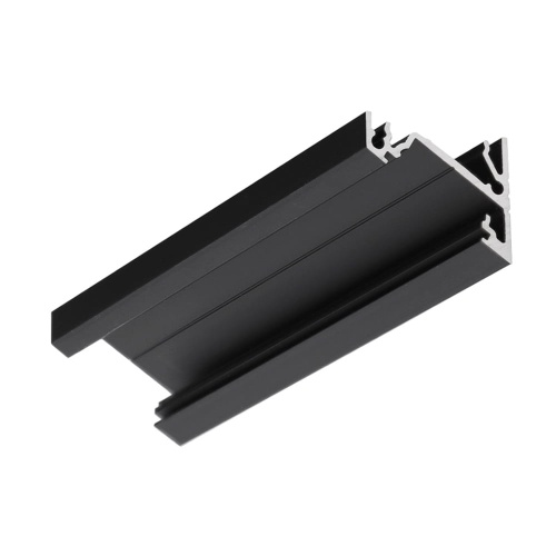 Profil aluminiowy LED CORNER14 anodowany czarny z kloszem