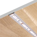 Profil aluminiowy LED FIX12 anodowany - realizacja z przekrojem