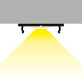 Profil aluminiowy LED FIX12 surowy - przekrój