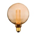 Girlanda ogrodowa 15mb z 15 żarówkami LED - E27 G125 4W biała ciepła - zestaw