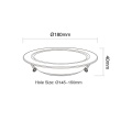 Oprawa sufitowa RGB+CCT (RGBWW) typu downlight LED 12W - Zigbee - FUT066Z