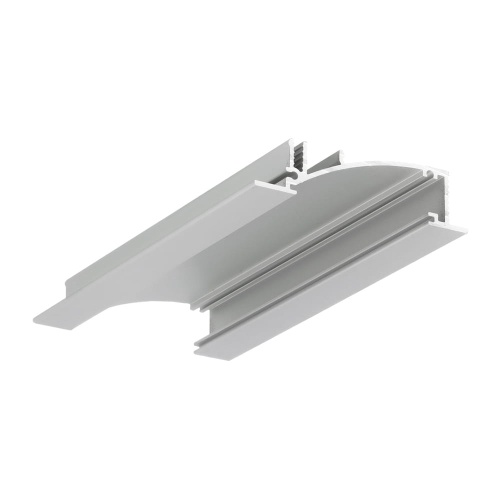 Profil aluminiowy LED FLAT8 anodowany z kloszem