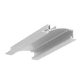 Profil aluminiowy LED FLAT8 surowy z kloszem
