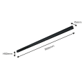 Szynoprzewód magnetyczny natynkowy - czarny 150cm - ML6630