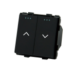 Mechanizm łącznika żaluzjowego czarny -  ME627B - TOUCHME
