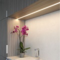 Profil aluminiowy LED GROOVE10 anodowany z kloszem - realizacja