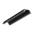 Profil aluminiowy LED GROOVE10 czarny anodowany z kloszem