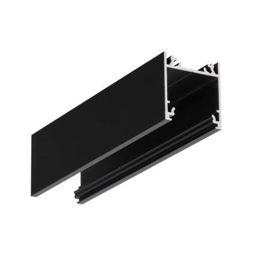 Profil aluminiowy LED LINEA20 czarny anodowany z kloszem