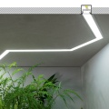 Profil aluminiowy LED LINEA-IN20 - RAL - 1mb - realizacja z przekrojem