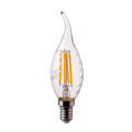 Żarówka LED dekoracyjna E14 C30 Filament 4W biała zimna 6400K 400lm - VT-1995