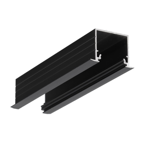 Profil aluminiowy LED LINEA-IN20 czarny anodowany z kloszem