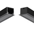 Profil aluminiowy LED LINEA-IN20 czarny anodowany z kloszem
