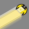 Profil aluminiowy LED PEN12 - RAL - 1mb - przekrój