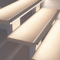 Profil aluminiowy LED UP-MINI10 anodowany z kloszem - realizacja