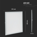 Panel sufitowy LED 60x60cm 40W 4950lm - 120lm/W - VT-645-N