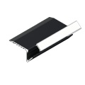 Profil aluminiowy schodowy LED UP-BOLD12 czarny z kloszem