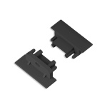 Zaślepka czarna do profilu aluminiowego LED GROOVE10.v2 - kpl. 2 szt.