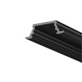 Profil aluminiowy LED GROOVE10.v2 czarny anodowany z kloszem