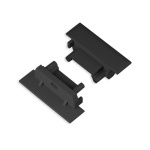 Zaślepka czarna do profilu aluminiowego LED GROOVE14.v2 - kpl. 2 szt.