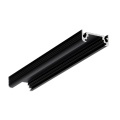 Profil aluminiowy LED SURFACE10 czarny anodowany z kloszem