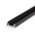 Profil aluminiowy LED SURFACE10 czarny anodowany z kloszem
