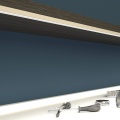 Profil aluminiowy LED SURFACE10.v2 biały malowany z kloszem - realizacja