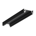 Profil aluminiowy LED SURFACE14 czarny anodowany z kloszem