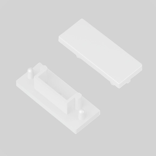 Zaślepka biała do profilu aluminiowego LED SURFACE14.v2 - kpl. 2 szt.