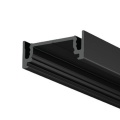 Profil aluminiowy LED SURFACE14.v2 czarny anodowany z kloszem