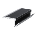 Profil aluminiowy schodowy LED UP-BOLD12 czarny z kloszem