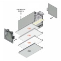 Profil aluminiowy LED PHIL53 - RAL - schemat montażowy z opcjonalnymi akcesoriami