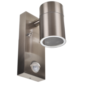 Lampa elewacyjna z czujnikiem ruchu 1x GU10 - VT-7621PIR