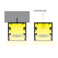 Profil aluminiowy LED PHIL53 - RAL - przekroje mocowań