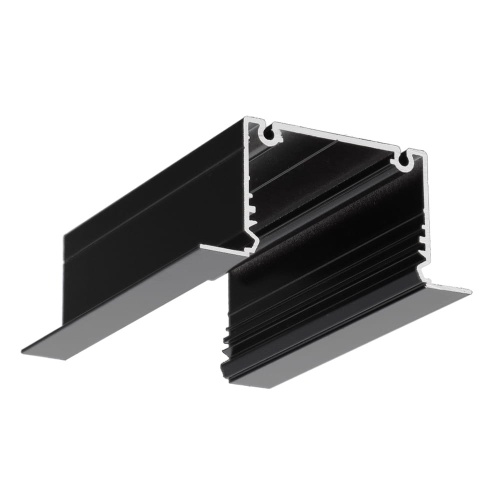 Profil aluminiowy LED PHIL WPUST czarny malowany z kloszem