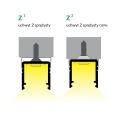 Profil aluminiowy LED SMART10 - RAL - przekroje uchwytów