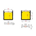 Profil aluminiowy LED SMART10 - RAL - przekroje kloszy