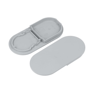 Zaślepka szara do profilu aluminiowego LED NAMI23-D9 - kpl. 2 szt. 
