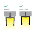 Profil aluminiowy LED SMART16 - RAL - przekroje uchwytów