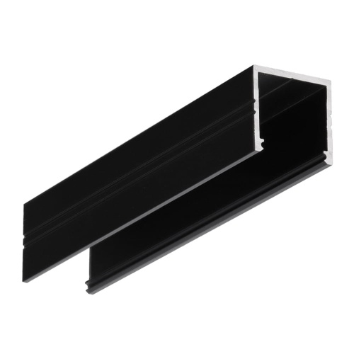 Profil aluminiowy LED SMART16 czarny z kloszem