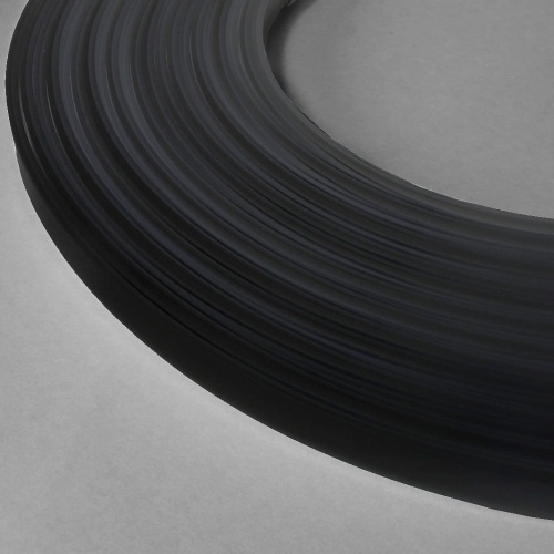 Klosz zatrzaskowy "C9" czarny do profili aluminiowych LED - rolka 20 metrów