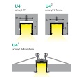 Profil aluminiowy LED SMART-IN16 - RAL - przekroje uchwytów