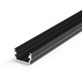Profil aluminiowy LED UNI12 czarny anodowany z kloszem