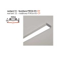 Profil aluminiowy LED VARIO30-01 - RAL - wariant meblowy