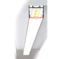 Profil aluminiowy LED VARIO30-02 - RAL  - realizacja z przekrojem