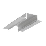 Profil aluminiowy LED wpustowy VARIO30-04 anodowany z kloszem